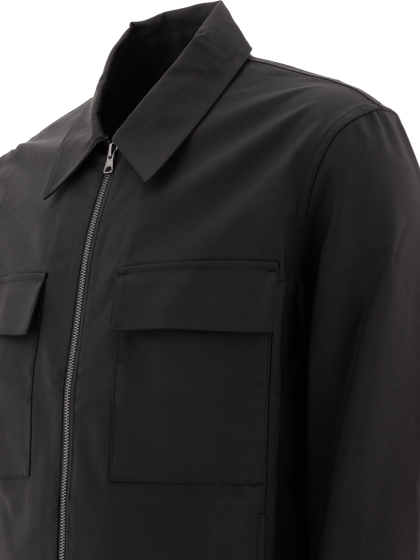 NN.07 Black   Alban overshirt